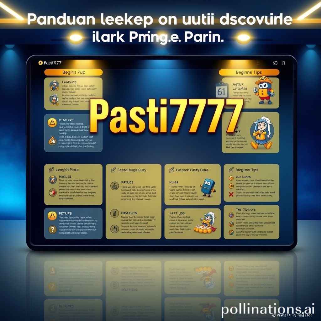 Panduan Lengkap Pasti777 untuk Pemula